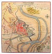 Fontarabie, Nicolas de Fer mapagileak XVIII.. endearen hasieran egina. Eskala handian militarrentzat egindako kartografiaren erakusgarri da. (Argazkia: J. G. Bilduma: J. R.<br><br>S.).<br><br>